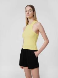 4F Crop top din tricot striat pentru femei