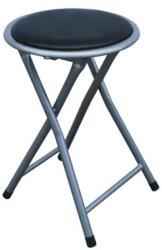 Mobikon Taburet pliabil negru Irma 30x30x45 cm (11018511)