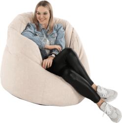 Mobikon Fotoliu tip puf textil bej Kenod 80x80x95 cm (0000287723)