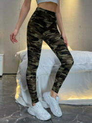 Just Cool Női Just Cool JC077 Women'S Cool printed Legging -XS, Kaleidoscope Lime