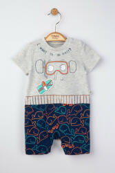 BabyJem Salopeta de vara pentru bebelusi swim, tongs baby (culoare: gri, marime: 0-3 luni)