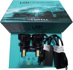 RoHS Set 2 becuri auto LED, soclu H7, putere set 100W - 12.000 lumeni