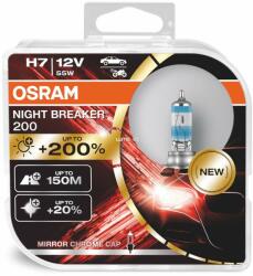 OSRAM NIGHT BREAKER 200 H7 55W 12V 2x (64210NB200-HCB)