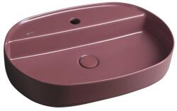 SAPHO Infinity Oval 60x40 cm maroon red (10NF65060-2R)