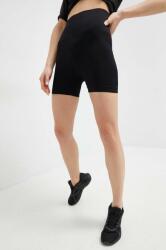 Helly Hansen pantaloni scurti sport Allure femei, culoarea negru, neted, high waist PPYX-SZD0R3_99X (53932)