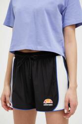 Ellesse pantaloni scurti femei, culoarea negru, modelator, high waist PPYX-SZD0RF_99X (SRR17834)