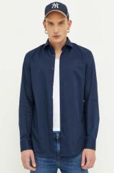 HUGO BOSS cămașă din bumbac bărbați, culoarea bleumarin, cu guler italian, slim 50482056 99KK-KDM08O_59X (50482056)