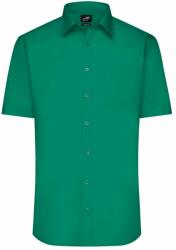 James & Nicholson (Daiber) Cămașă bărbați cu mânecă scurtă JN680 - Verde irlandeză | XXL (1-JN680-1760312)