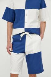 United Colors of Benetton pantaloni scurti din bumbac culoarea albastru marin PPYX-SZM0C7_59X (4EDZU900B.901)