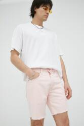 Levi's pantaloni scurti jeans barbati, culoarea roz PPYX-SZM0B5_30X (85221.0060)