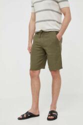 United Colors of Benetton pantaloni scurti din in culoarea verde PPYX-SZM0AI_77X (4AGH59578.1Z9)