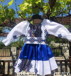 Ie Traditionala Kids Rochita stilizata cu motive traditionale Laura 6 - ietraditionala - 152,00 RON