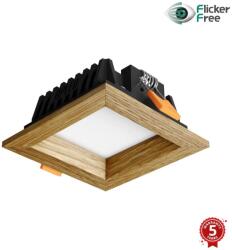 APLED Corp de iluminat LED încastrat SQUARE LED/3W/230V 3000K 9x9 cm lemn masiv stejar APLED (AP0196)