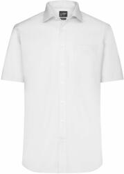 James & Nicholson (Daiber) Cămașă cu mânecă scurtă pentru bărbați JN684 - Albă | XL (1-JN684-1766695)