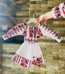 Ie Traditionala Kids Rochita stilizata cu motive traditionale Laura 13 - ietraditionala - 166,00 RON