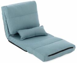 Garthen Fotoliu pliant confortabil, 220x60 x 14 cm, albastru deschis (ZHM30701)