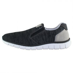 RIEKER Pantofi barbati, Rieker, B8752-42-Negru, casual, sintetic, cu talpa joasa, negru (Marime: 42)
