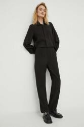 G-Star Raw salopeta culoarea negru, cu guler PPYH-SKD03B_99X (D24265.D522)
