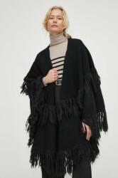 By Malene Birger poncho de lana culoarea negru PPYH-KPD00S_99X (Q72091002)