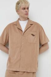 On Vacation camasa Corduroy barbati, culoarea bej, relaxed, OVC SH11 PPYH-KDM0CJ_80X (OVC.SH11)