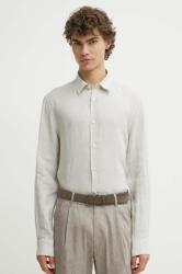 Tiger of Sweden camasa de in Spenser culoarea bej, cu guler clasic, slim, T69002012 PPYH-KDM04Y_12X (T69002012)