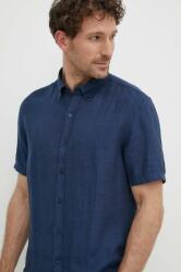 Michael Kors camasa de in culoarea albastru marin, cu guler button-down, regular PPYH-KDM0EJ_59X (CS4400I4YT)