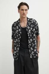 The Kooples camasa barbati, culoarea negru, regular, HCCC28066K PPYH-KDM0MZ_99A (HCCC28066K)