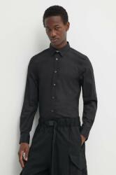 Diesel cămașă S-BENNY-CL bărbați, culoarea negru, cu guler clasic, slim, A10617.0QFAV PPYH-KDM0EO_99X (A10617.0QFAV)
