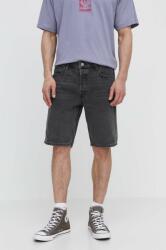 Superdry pantaloni scurti jeans barbati, culoarea gri PPYH-SZM0GH_90J (M7110394A.1HX)