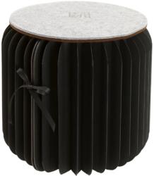Stretchy Taburet pliabil Stretchy - Macaron, 28 cm, neagră (ST01-B351603)