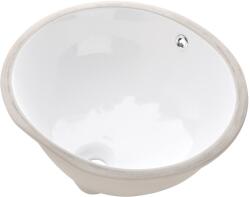 INVENA Mykonos lavoar 49x40 cm ovale sub blat alb CE-50-001 (CE50001)