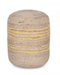 Bizzotto Puf iuta natur galben Ankit 45 cm (0721066)