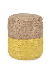 Bizzotto Puf iuta natur galben Jalaja 45 cm (0721072)