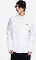 A-cold-wall* cămașă din bumbac Pawson Shirt bărbați, culoarea alb, cu guler clasic, regular ACWMSH078-WHITE 99KK-KDM0G8_00X (ACWMSH078)
