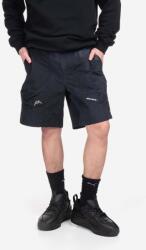 A-cold-wall* pantaloni scurți Irregular Dye Short bărbați, culoarea negru ACWMB183-BLACK PPYX-SZM0U0_99X (ACWMB183)