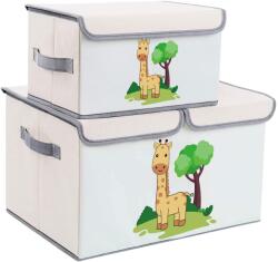 Ginger Home Set de 2 cutii pentru depozitare Ginger Home - Giraffe (SN04)