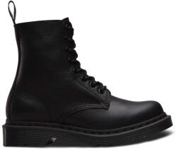 Dr. Martens bocanci de piele 1460 Pascal MONO femei, culoarea negru, cu toc plat 24479001 PP84-OBD1C0_99X (DM24479001)