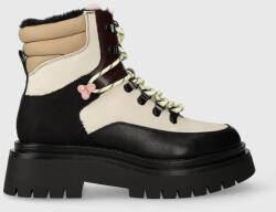 Pepe Jeans bocanci QUEEN FUNNY femei, cu toc plat, izolare usoara, PLS50499 9BYX-OBD3DH_MLC (PLS50499)