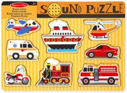 Melissa & Doug Set muzical din lemn Melissa & Doug - Vehicule (10725)