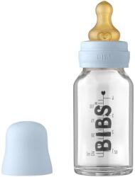 BIBS Baby Glass Bottle 110 ml biberon pentru sugari Baby Blue 110 ml