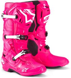 Alpinestars Ghete Moto Alpinestars Tech 10 Roz-Negru-Alb 2025 (AIM130-605)