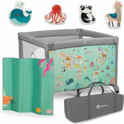 Lionelo Tarc de joaca Lionelo Mille 100x100 cm Verde