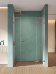 NEW TRENDY Eventa Copper Shine uși de duș 170 cm înclinabilă cupru luciu/sticlă transparentă EXK-6369 (EXK6369)