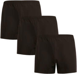 Nedeto 3PACK Boxeri largi bărbați Nedeto negri (3NDTT001) M (169098)