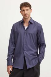 HUGO BOSS camasa barbati, culoarea albastru marin, cu guler clasic, regular, 50489830 99KK-KDM0H4_45X (50489830)