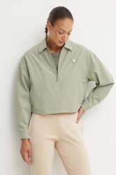 Guess geaca AURLIE femei, culoarea verde, de tranzitie, oversize, V4YH02 WG982 9BYH-KUD03G_78X (V4YH02.WG982)