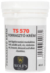 Somogyi Home TS 570/40 forrasztókrém, savmentes erős tisztító és folyósító szer ipari lágyforrasztási munkákhoz, réz, ón, acél és saválló acél lágyforrasztásánál, 40ml, TS_570_40 (TS_570_40)