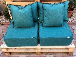 Hiko Set 6 piese Hiko Out verde pentru canapele exterior, paleti, terasa