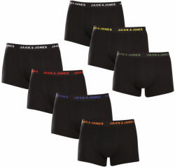 Jack and Jones 7PACK boxeri bărbați Jack and Jones negri (12165587) XXL (164630)