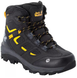 Jack Wolfskin Vojo Texapore Mid K Mărimi încălțăminte (EU): 40 / Culoare: negru/galben (4042181_6361_400)